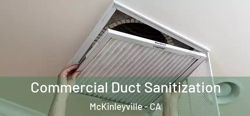Commercial Duct Sanitization McKinleyville - CA